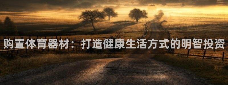 极悦平台非7O777：购置体育器材：打造健康生活方式