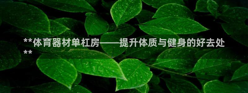 极悦娱乐最新版本更新内容介绍：**体育器材单杠房——