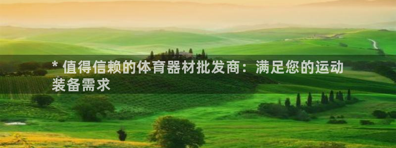 极悦平台有风险吗：* 值得信赖的体育器材批发商：满足