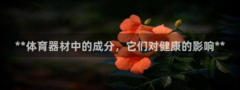 极悦平台官网登录：**体育器材中的成分，它们对健康的