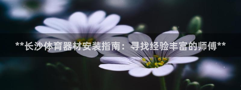 极悦平台注册官方网站下载安卓手机：**长沙体育器材安装指南：