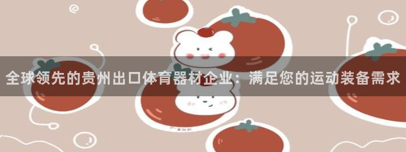 深圳极悦文化传媒有限公司：全球领先的贵州出口体育器材