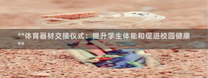 极悦平台创始人背景故事：**体育器材交接仪式：提升学生体能和